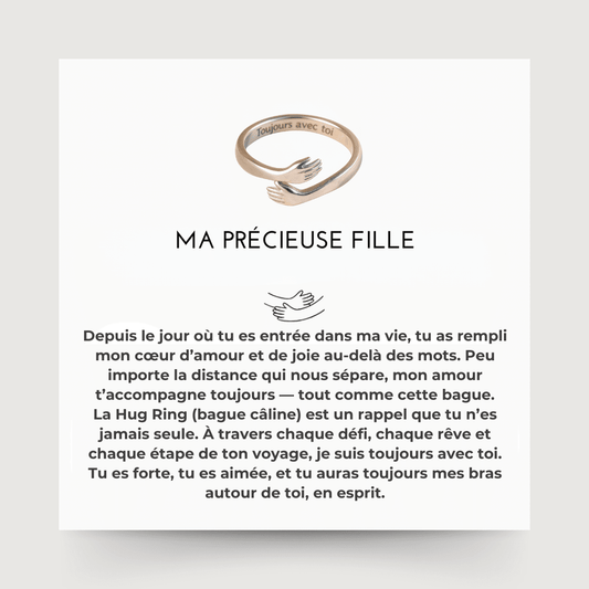 Ma précieuse fille - Bague câline