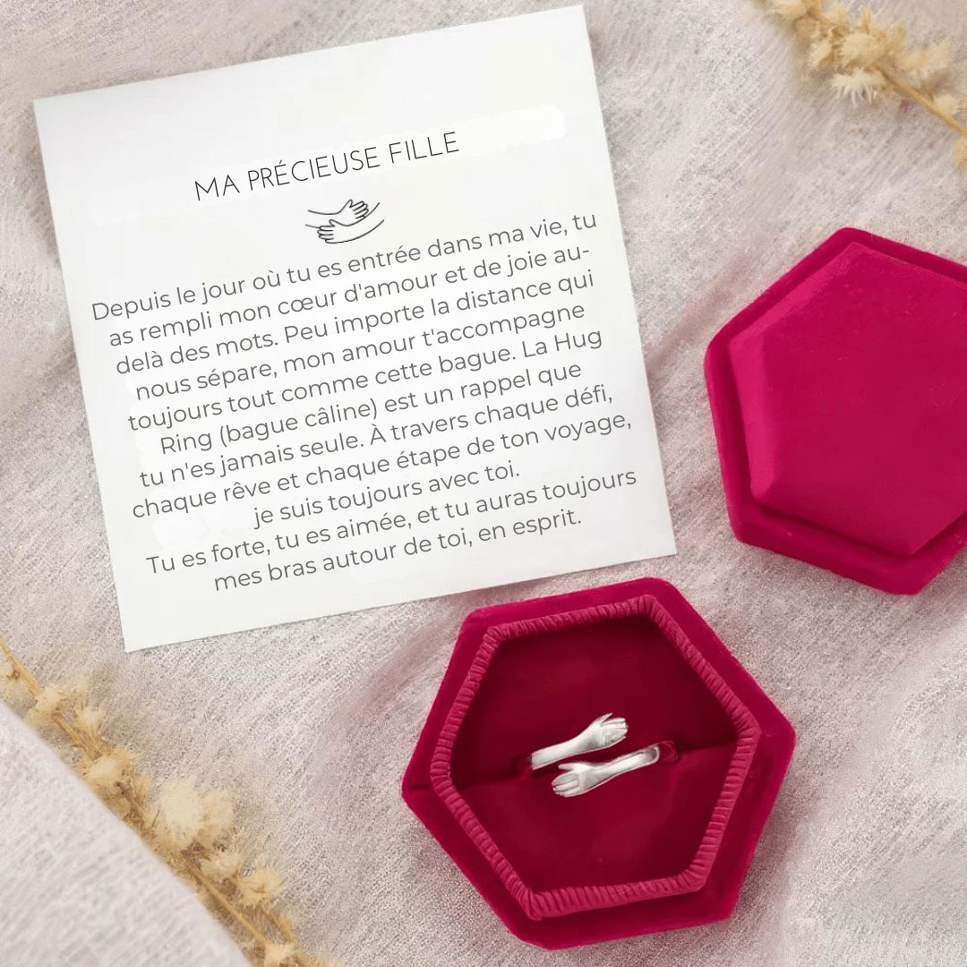 Mia preziosa figlia - Anello abbraccio