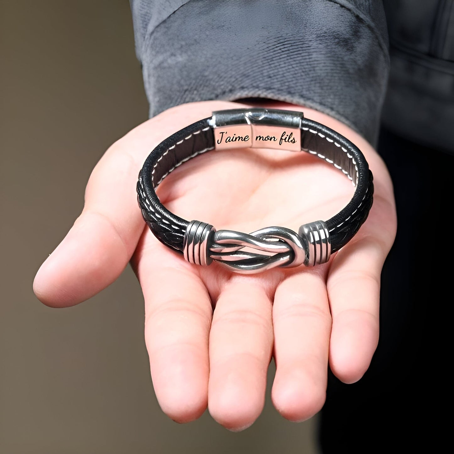 Bracelet Infini - À mon Fils chéri - De papa