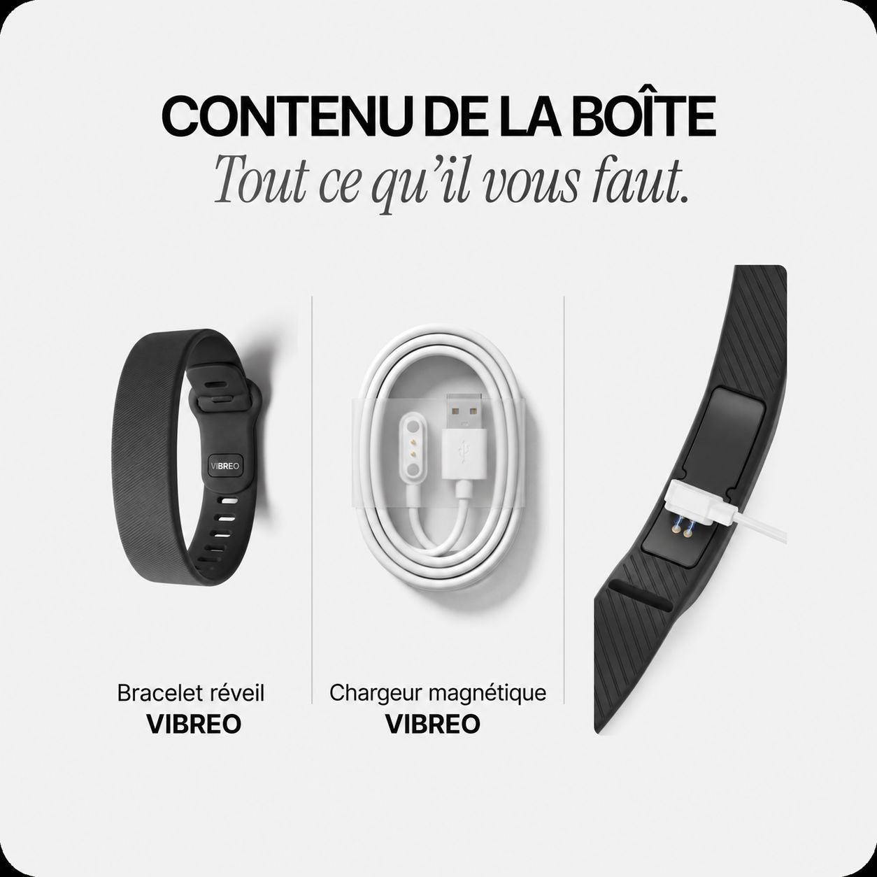 Vibréo - Le bracelet réveil prémium