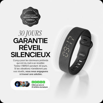 Vibréo - Le bracelet réveil prémium