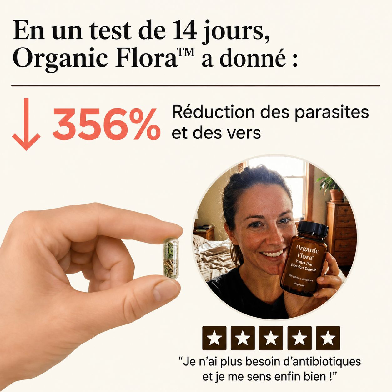 Organic Flora™ – Ventre Plat & Confort Digestif