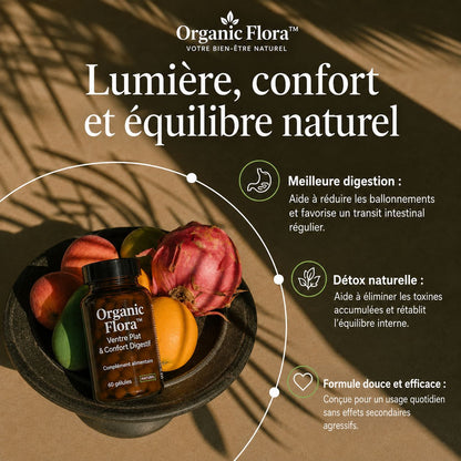 Organic Flora™ – Ventre Plat & Confort Digestif
