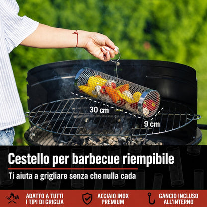 Cestello per barbecue – Qualità premium, grigliate perfette ogni volta