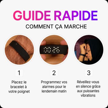 Vibréo - Le bracelet réveil prémium