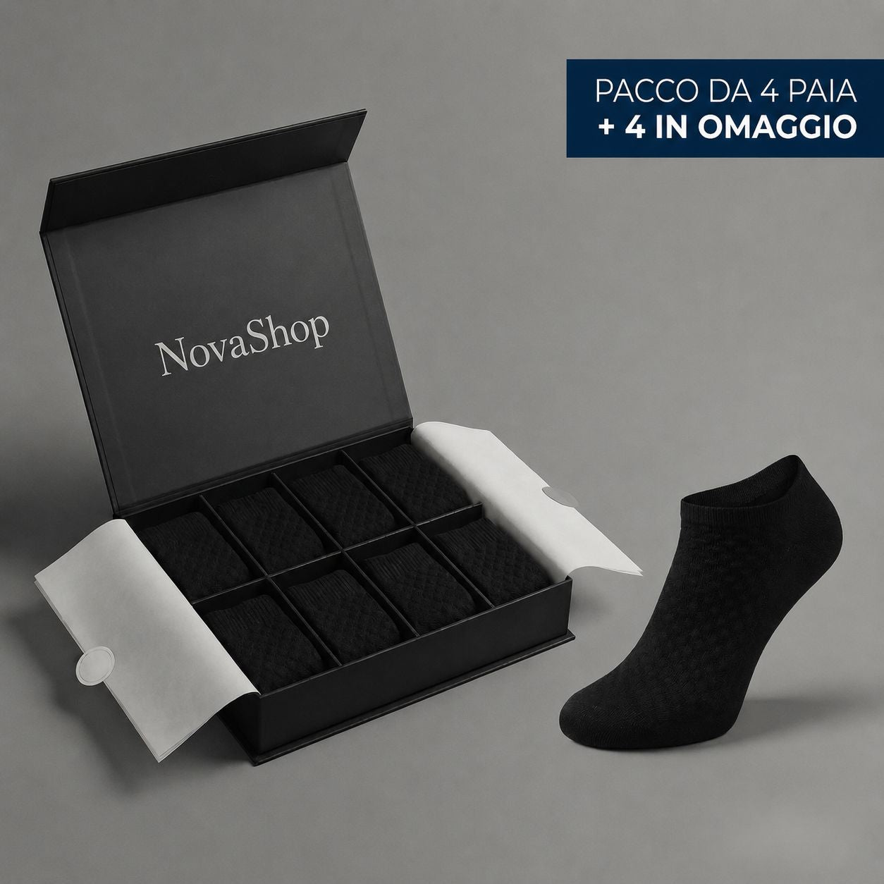 Calzini corti premium in bambù