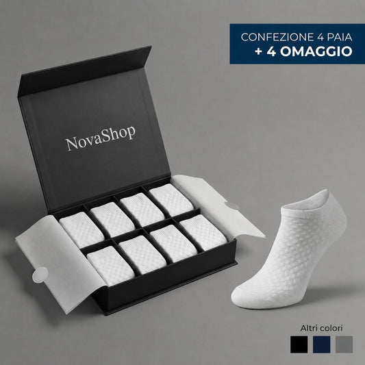 Calzini corti premium in bambù