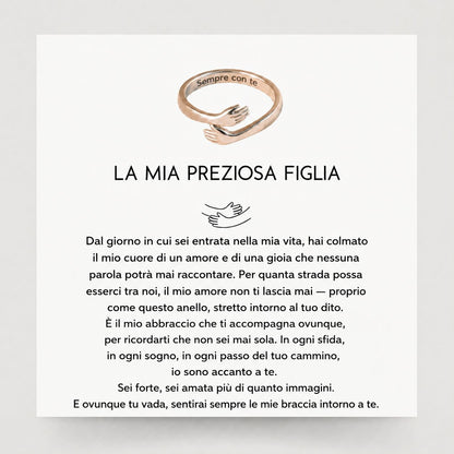 Mia preziosa figlia – Anello coccola