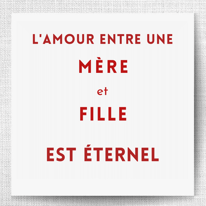 Bague mère et fille - Unies pour toujours