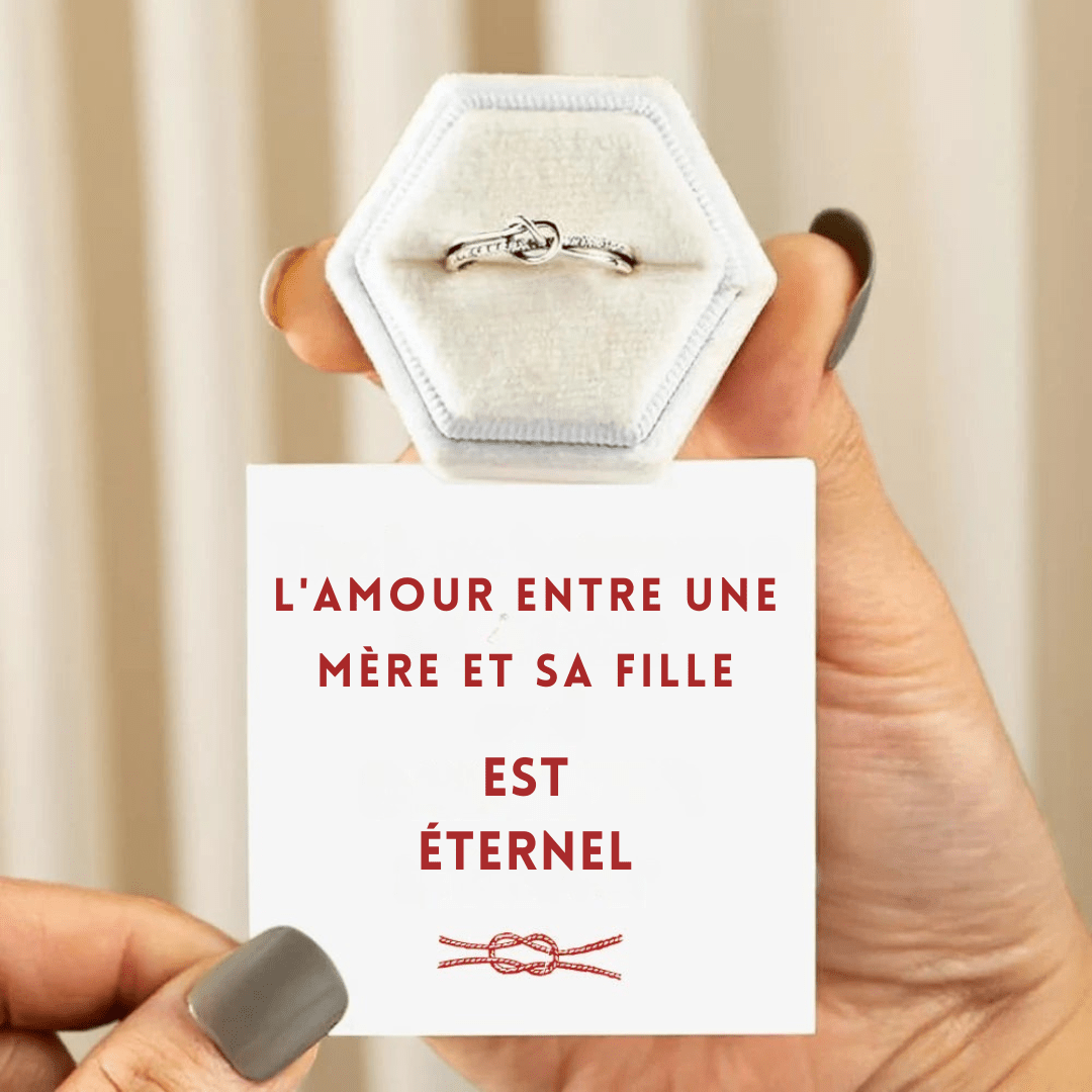 Bague mère et fille - Unies pour toujours