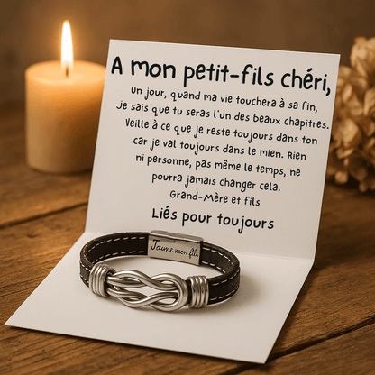 Bracelet Infini - À mon petit-Fils chéri