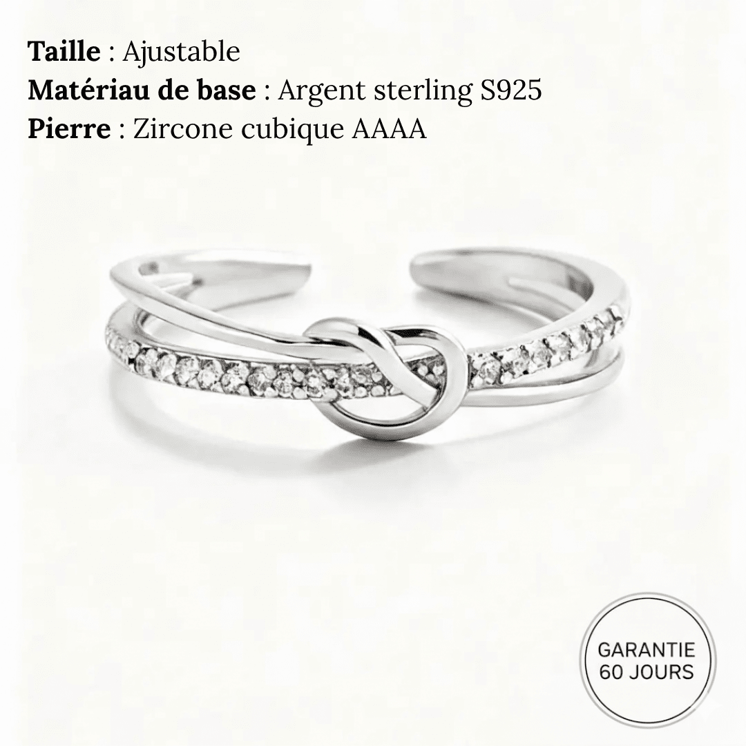 Bague mère et fille - Unies pour toujours