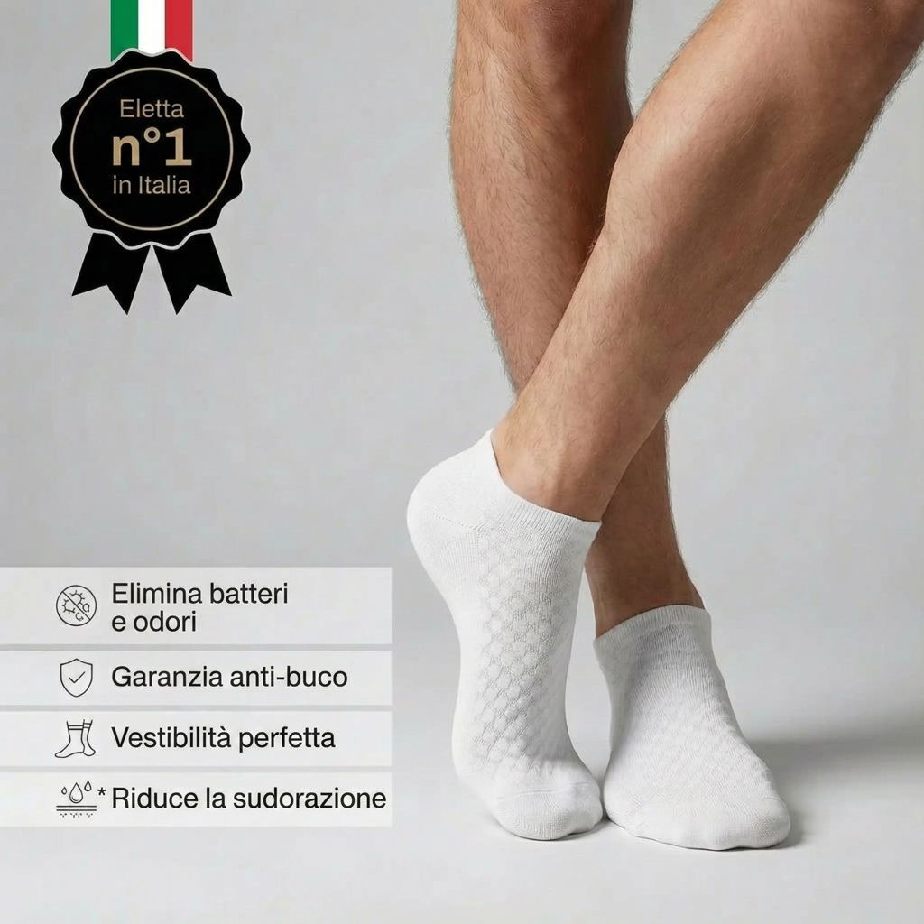 Calzini corti premium in bambù